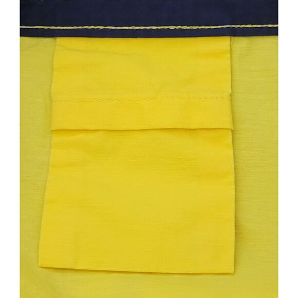 346 Brooks Brothers Yellow 4" Inseam Swim Trunks 70% Cotton 30% Nylon Mens W36 - Picture 4 of 8